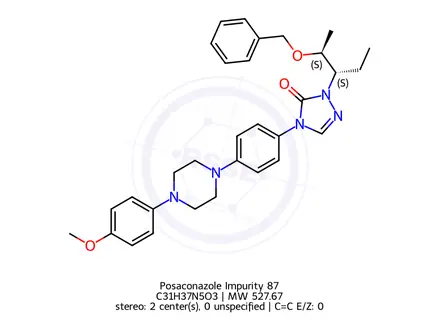 Chemical structure of Posaconazole Impurity 383