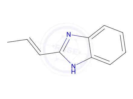 Chemical structure of 2-(Prop-1-en-1-yl)-1H-benzo[d]imidazole