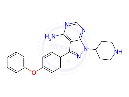 Chemical structure of Ibrutinib Impurity 349