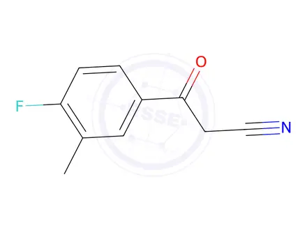 Chemical structure of 3-(4-fluoro-3-Methylphenyl)-3-oxopropanenitrile