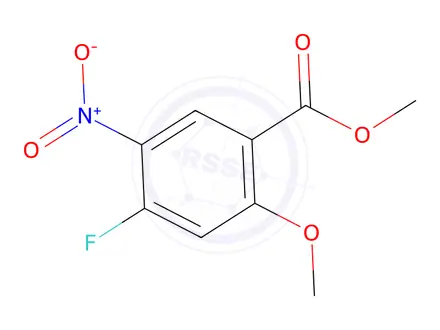Chemical structure of Methyl 4-Fluoro-2-methoxy-5-nitrobenzoate