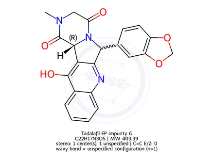 Chemical structure of Tadalafil EP Impurity G