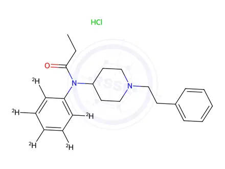 Chemical structure of Fentanyl-D5 Hydrochloride