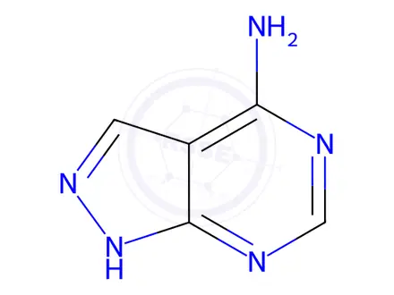 Chemical structure of 4-Aminopyrazolo[3,4-d]pyrimidine