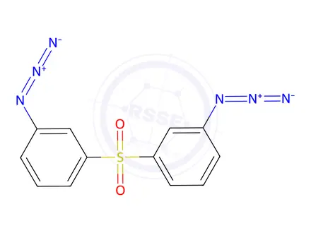 Chemical structure of 3-Azidophenyl sulfone