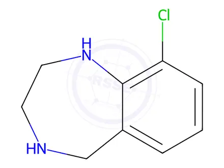 Chemical structure of 9-Chloro-2,3,4,5-tetrahydro-1H-benzo[e][1,4]diazepine Dihydrochloride
