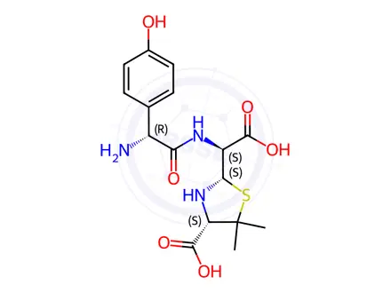 Chemical structure of Amoxicillin EP Impurity D2-2