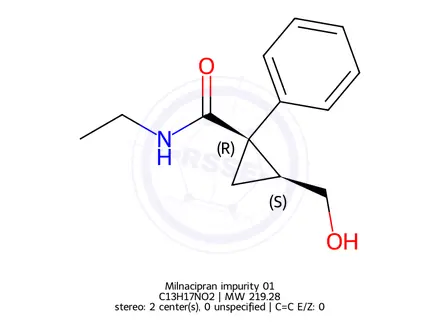 Chemical structure of Milnacipran Impurity 01