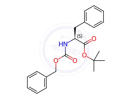 Chemical structure of Z-PHE-OTBU