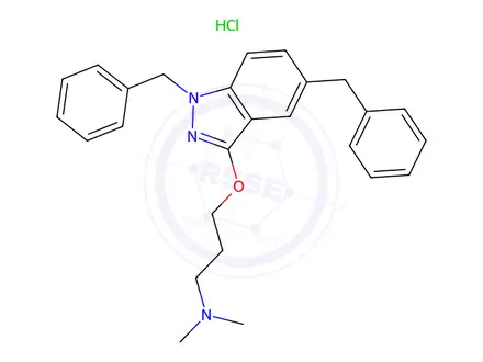 Chemical structure of Benzydamine EP Impurity B Hydrochloride