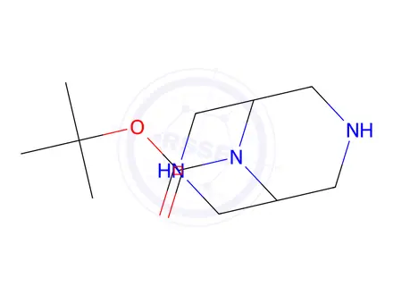 Chemical structure of 9-Boc-3,7,9-triazabicyclo[3.3.1]nonane
