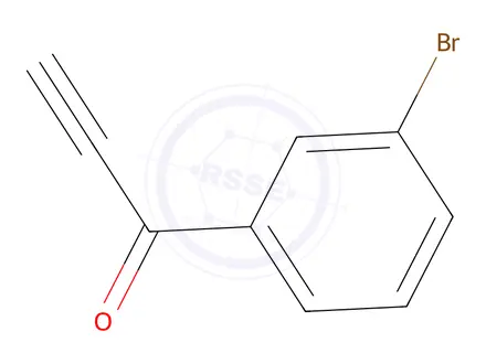 Chemical structure of 1-(3-Bromophenyl)prop-2-yn-1-one