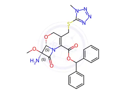 Chemical structure of Latamoxef Impurity 107