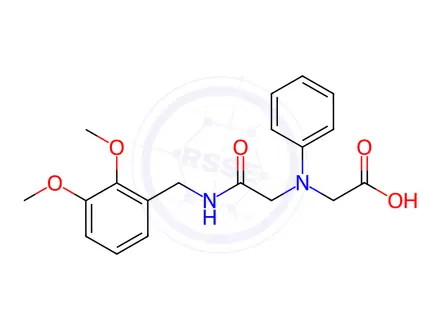 Chemical structure of [{2-[(2,3-Dimethoxybenzyl)amino]-2-oxoethyl}(phenyl)amino]acetic acid