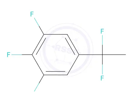 Chemical structure of 5-(1,1-Difluoroethyl)-1,2,3-trifluorobenzene
