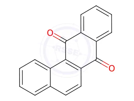 Chemical structure of Benz[a]anthracene-7,12-dione