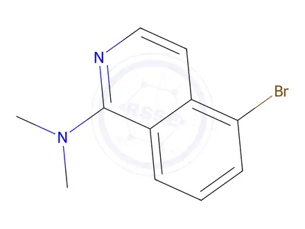 Chemical structure of 5-Bromo-N,N-dimethylisoquinolin-1-amine