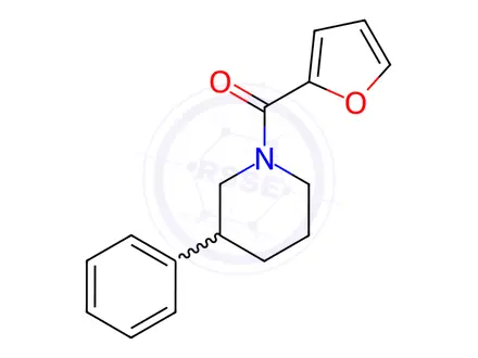 Chemical structure of Furan-2-yl(3-phenylpiperidin-1-yl)methanone