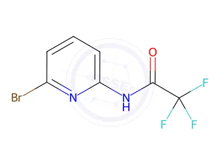Chemical structure of N-(6-bromopyridin-2-yl)-2,2,2-trifluoroacetamide