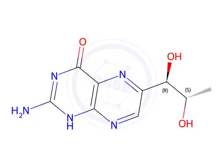 Chemical structure of Biopterin