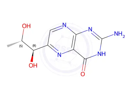 Chemical structure of Biopterin