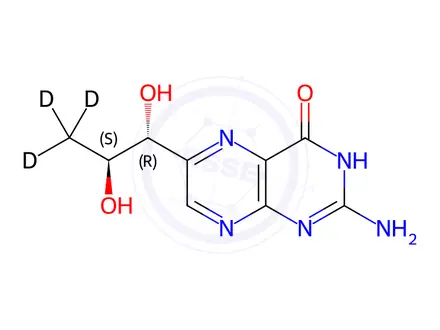 Chemical structure of Biopterin-d3