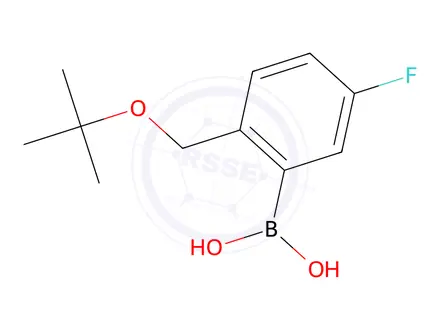 Chemical structure of 2-(tert-butoxyMethyl)-5-fluorophenylboronic acid