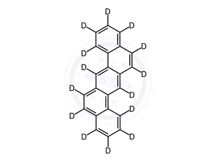 Chemical structure of Dibenz(a,h)anthracene-[D14]