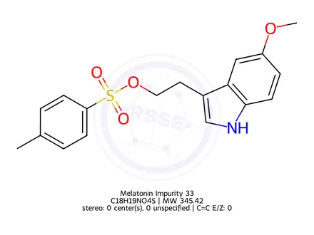 Chemical structure of Melatonin Impurity 107