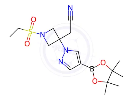 Chemical structure of Baricitinib Impurity 196