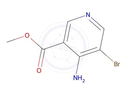 Chemical structure of Methyl 4-amino-5-bromonicotinate