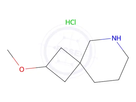 Chemical structure of 2-Methoxy-6-azaspiro[3.5]Nonane hydrochloride