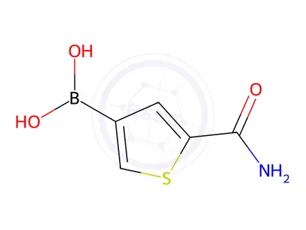 Chemical structure of (5-Carbamoylthiophen-3-yl)boronic acid