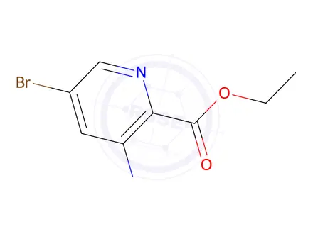 Chemical structure of ethyl 3-amino-5-bromopyridine-2-carboxylate