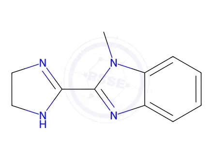 Chemical structure of Benzimidazole, 2-(2-imidazolin-2-yl)-1-methyl-(8CI)