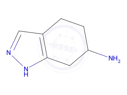 Chemical structure of 4,5,6,7-Tetrahydro-2H-indazol-6-amine