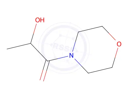 Chemical structure of 2-hydroxy-1-(morpholin-4-yl)propan-1-one