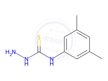 Chemical structure of N-(3,5-dimethylphenyl)hydrazinecarbothioamide