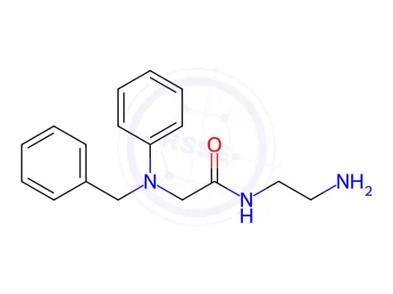 Chemical structure of N-(2-Aminoethyl)-2-[phenyl(phenylmethyl)amino]acetamide