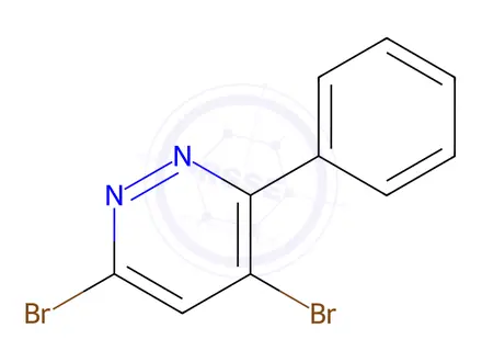 Chemical structure of 4,6-DIBROMO-3-PHENYL-PYRIDAZINE