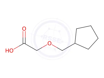 Chemical structure of 2-(Cyclopentylmethoxy)acetic acid