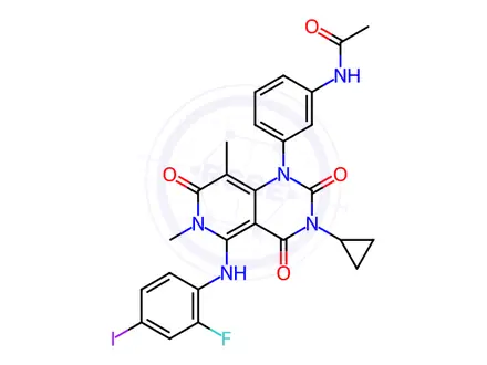 Chemical structure of Trametinib