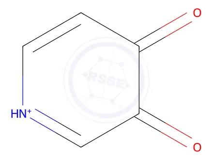 Chemical structure of 3,4-dioxo-3,4-dihydropyridin-1-ium