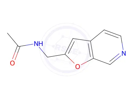 Chemical structure of Acetamide, N-(furo[2,3-c]pyridin-2-ylmethyl)-