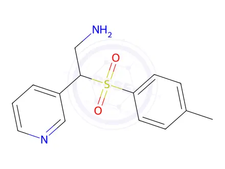 Chemical structure of 2-(Pyridin-3-yl)-2-tosylethan-1-amine