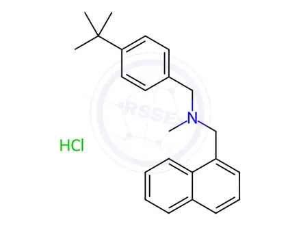 Chemical structure of Butenafine hydrochloride