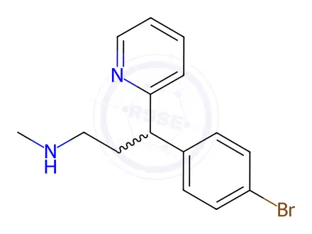 Chemical structure of Brompheniramine Impurity 1