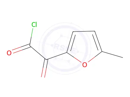 Chemical structure of 2-Furanacetyl chloride, 5-methyl-alpha-oxo-(9CI)
