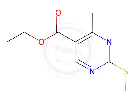 Chemical structure of Ethyl 4-methyl-2-(methylthio)pyrimidine-5-carboxylate