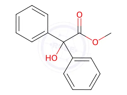 Chemical structure of Methyl Benzilate